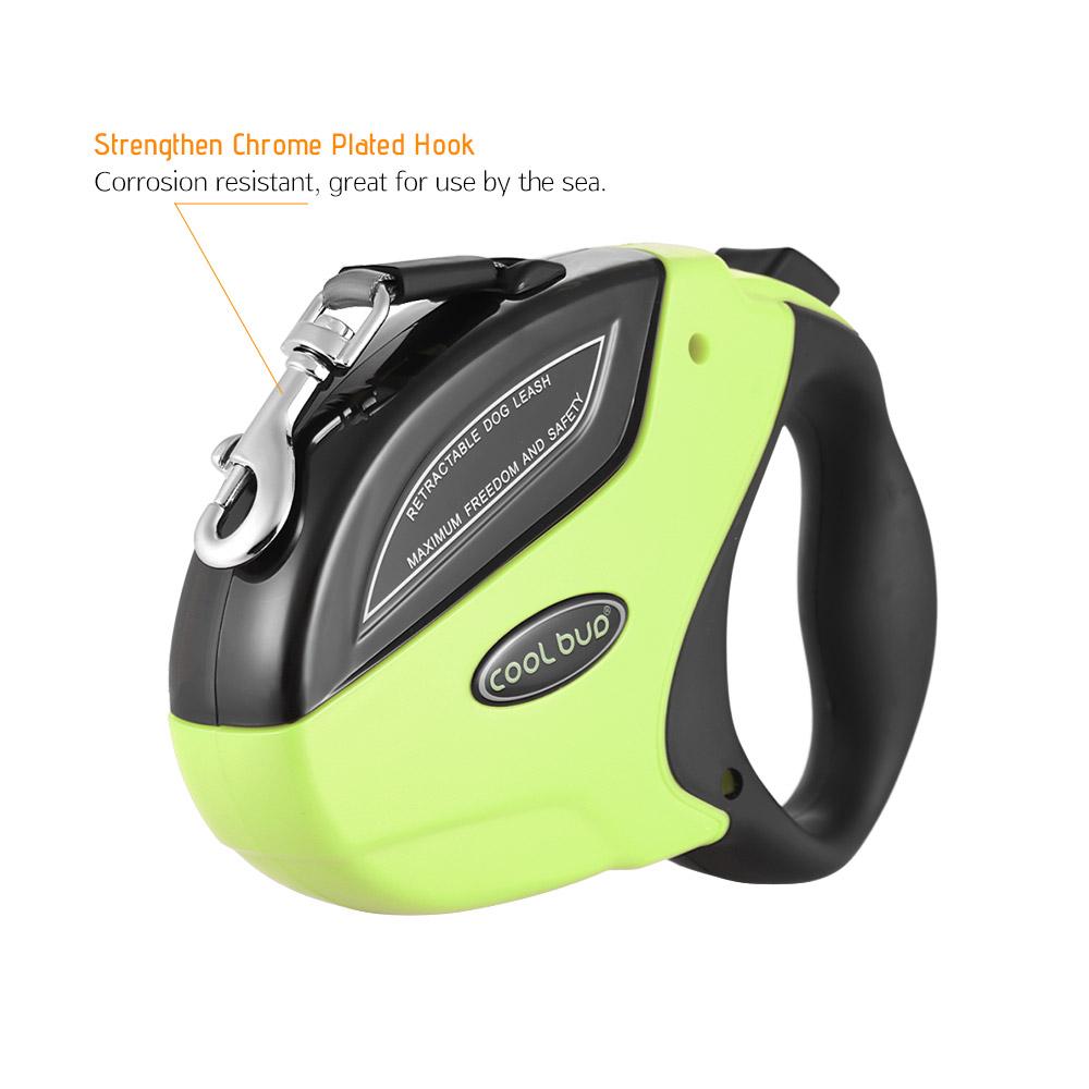 Dây Xích Dắt Chó Đi Bộ Có Thể Thu Vào Với Nút Mở Và Đóng Nylon 16Ft Cho Chó Nhỏ / Vừa / Lớn Lên Đến 110Lbs