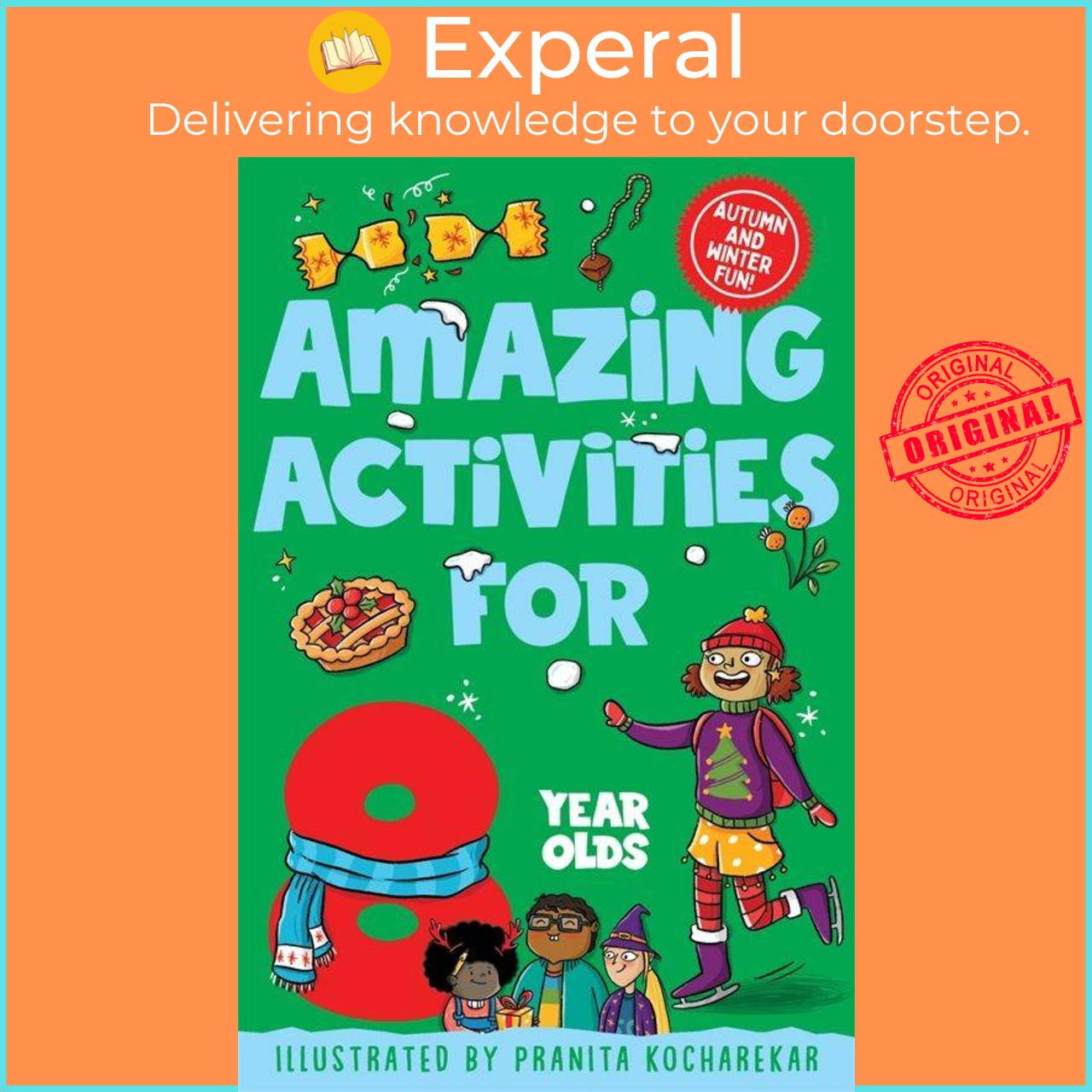 Sách - Amazing Activities for 8 Year Olds - Autumn and Winter! by Macmillan Children's Books (UK edition, paperback)