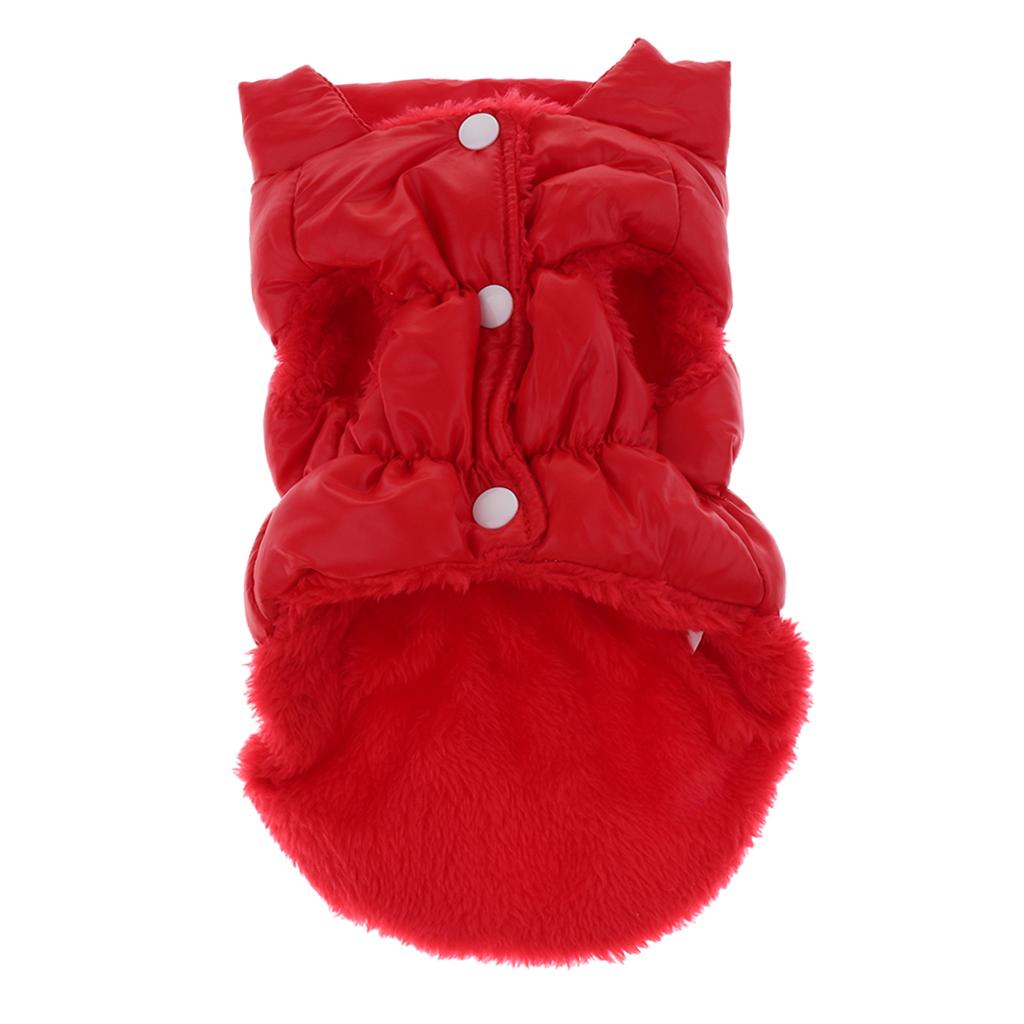 Dog Cat Vest Cotton Cute Cartoon Vest Puppy Pet Winter Clothes Apparel for Medium to Large Dogs