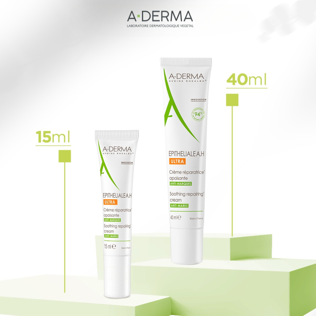 Kem giúp làm dịu, dưỡng ẩm da, giảm thâm, sẹo A-DERMA EPITHELIALE AH ULTRA SOOTHING CREAM