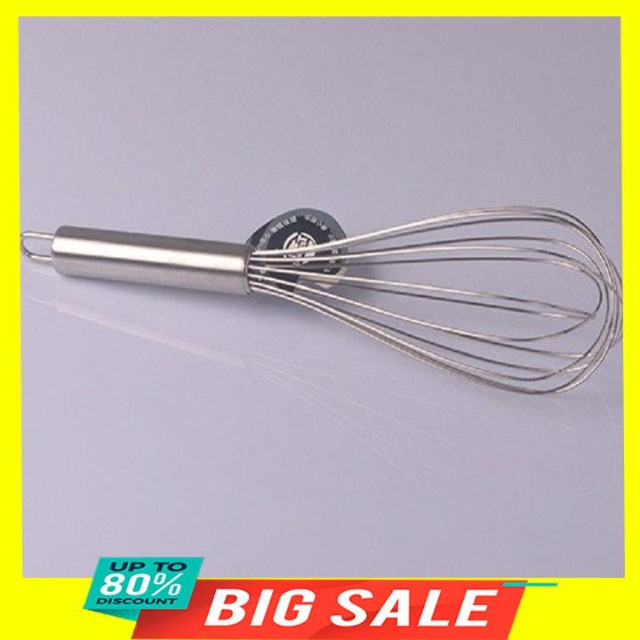 Dụng cụ đánh trứng, đánh bột chất liệu inox chắc chắn