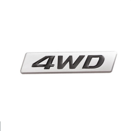 Tem chữ logo 4WD dán trang trí xe ô tô