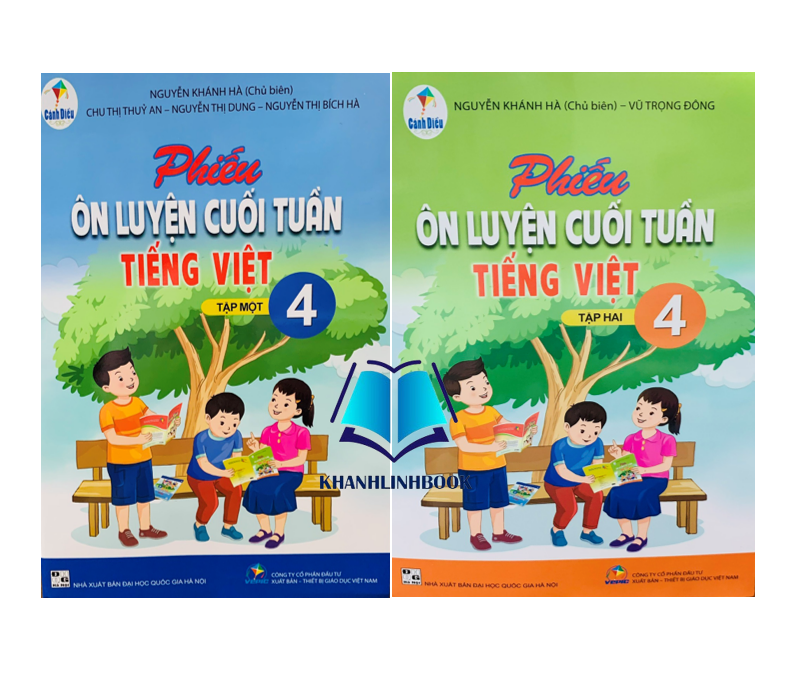 Sách - Combo Phiếu ôn luyện cuối tuần tiếng việt 4 - tập 1 + 2 ( cánh diều )