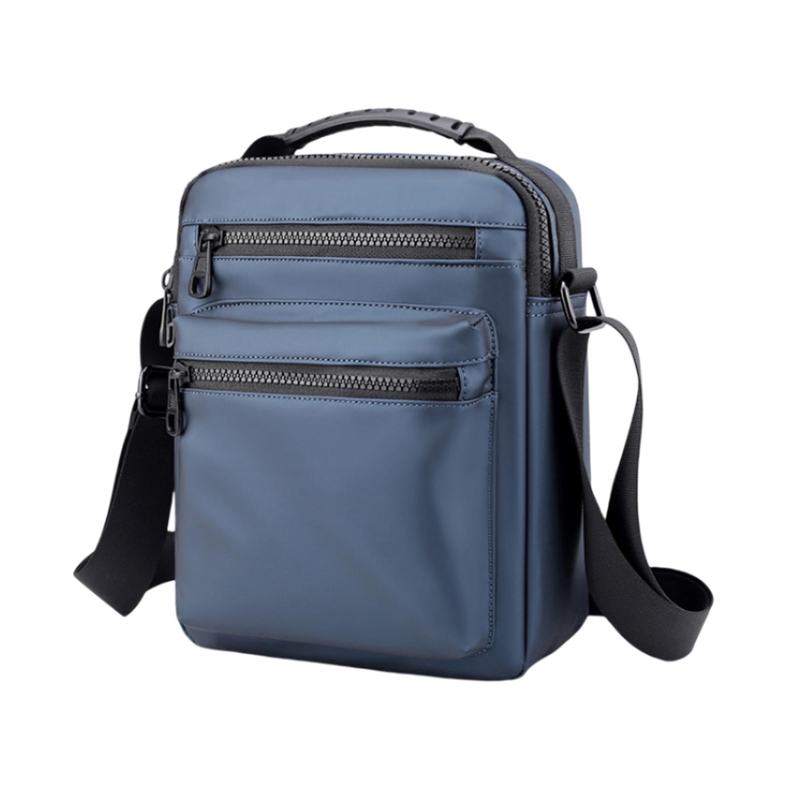Men's Bag Shoulder Bags Gift for Family Friends Zipper Birthday Party Utility Cross Body Bag Satchel Bag for Traveling Work Hiking