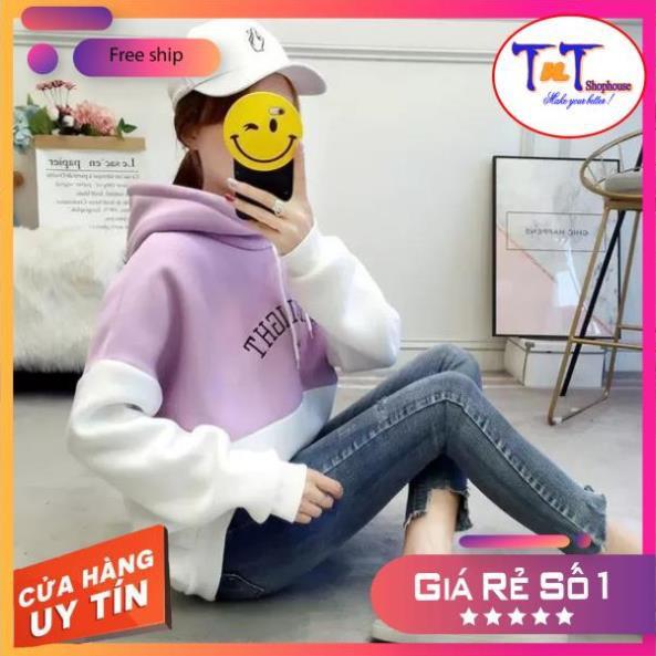 KN23 Áo Khoác Nỉ Hoodie Green Light Áo Nỉ Dài Tay Unisex Nam Nữ Freesize Dưới 60 Kg