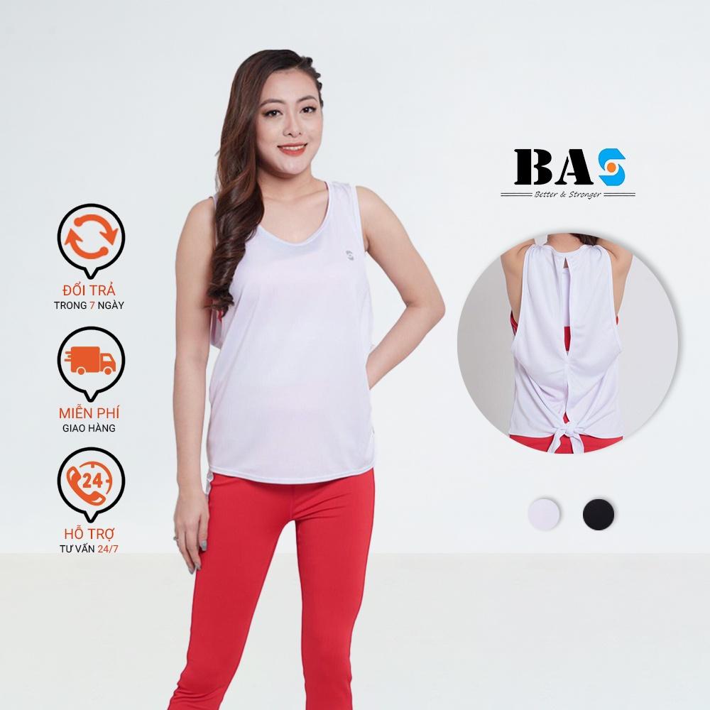 Tanktop nữ cá tính tập gym yoga aerobic khoác ngoài thắt nơ lưng cách điệu - AB30024