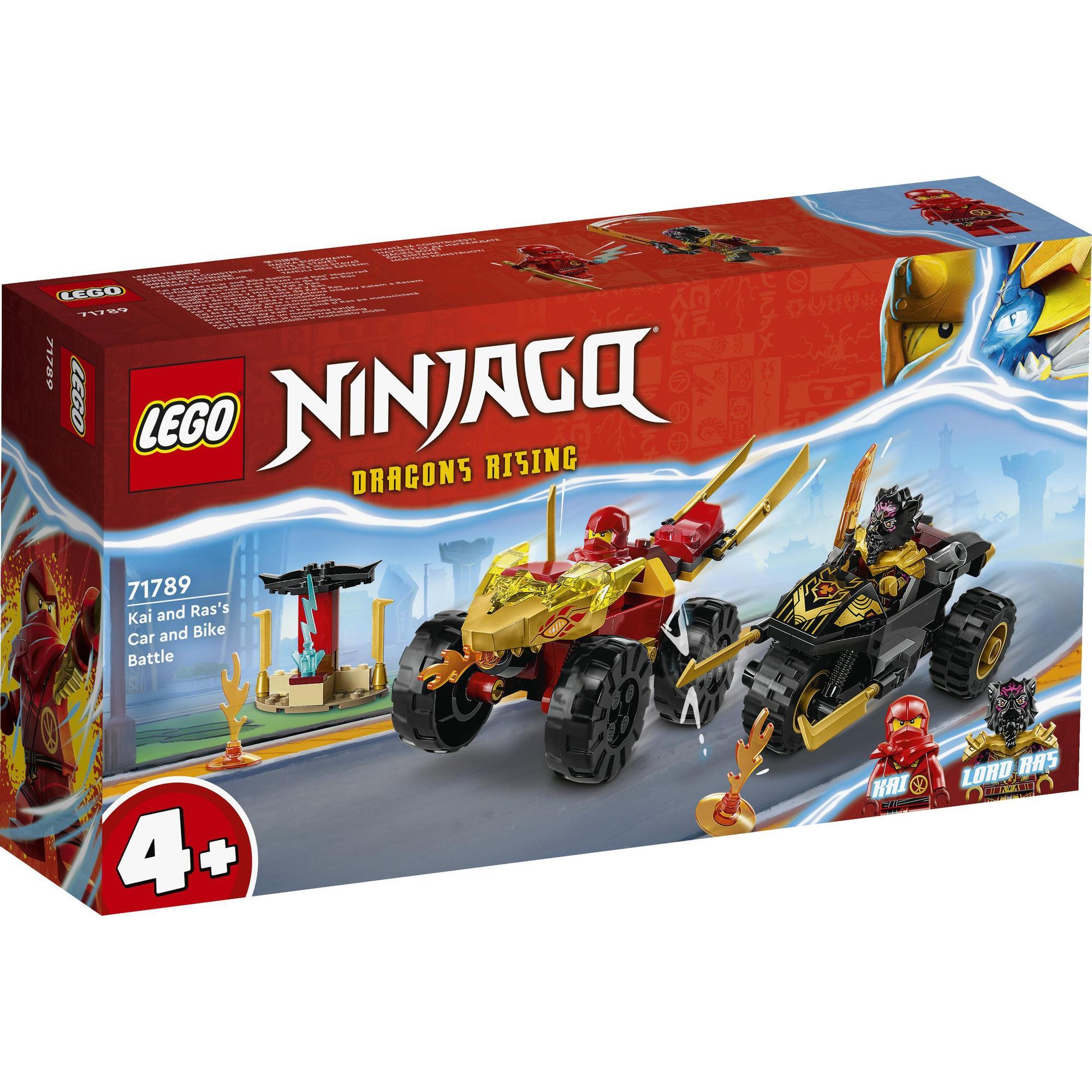 LEGO Ninjago 71789 Đồ chơi lắp ráp Chiến xe của Kai đối đầu Ras (103 chi tiết)