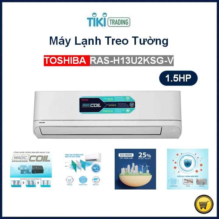 Máy Lạnh Toshiba 1.5 HP RAS-H13U2KSG-V