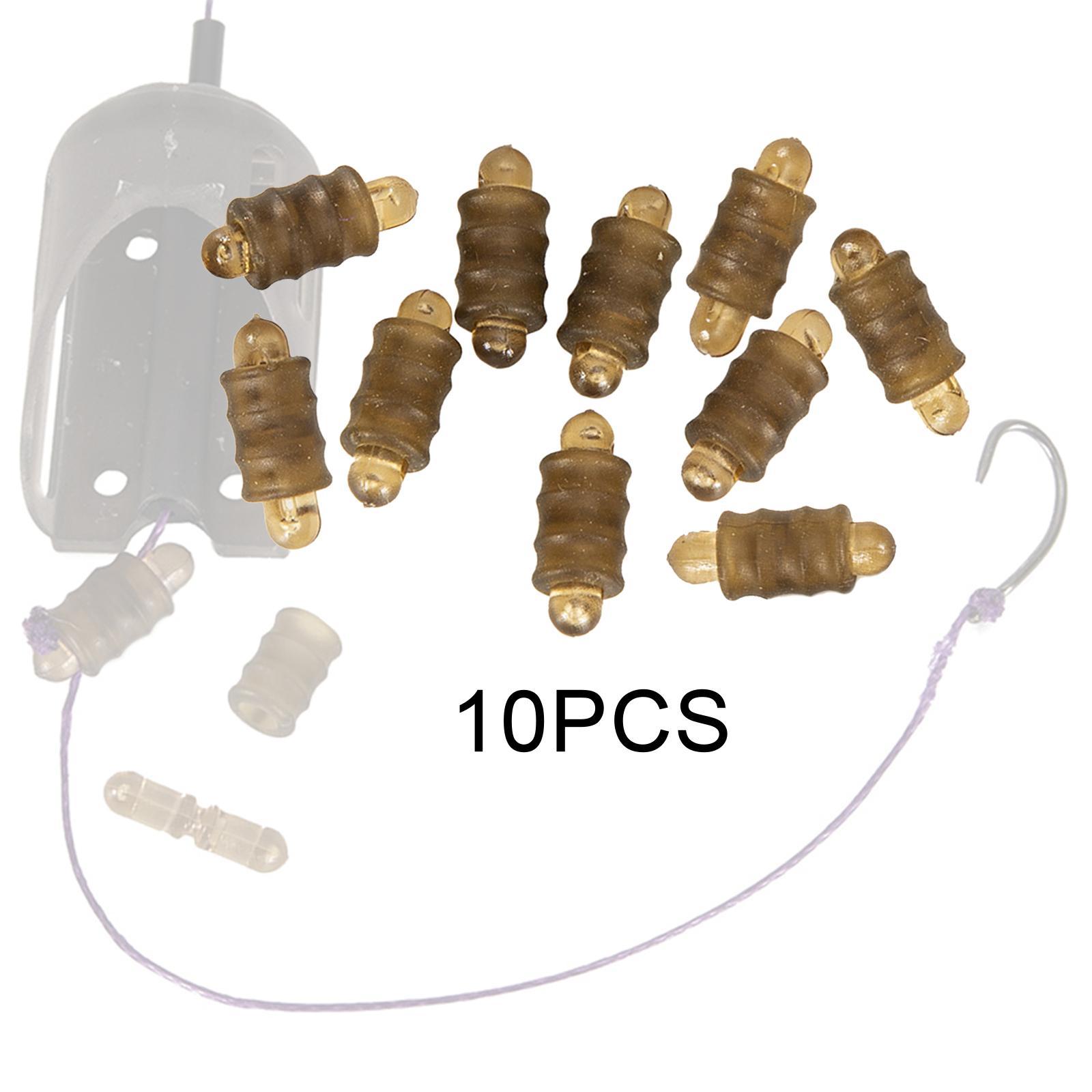10 Pieces Carp Fishing Method Feeder Connector Quick Release Beads Inline
