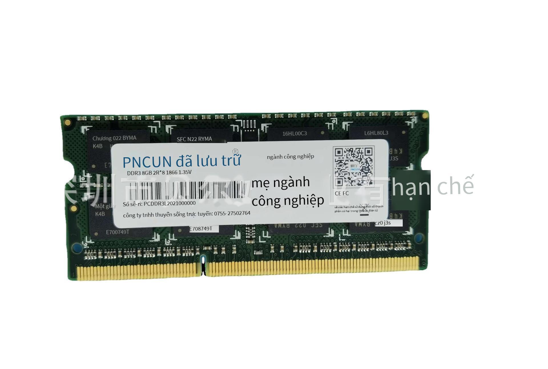 Phong cách mới nhất cấp công nghiệp DDR3 8gb thẻ nhớ ddr3l RAM cho máy tính công nghiệp pc mini ethernet kép
