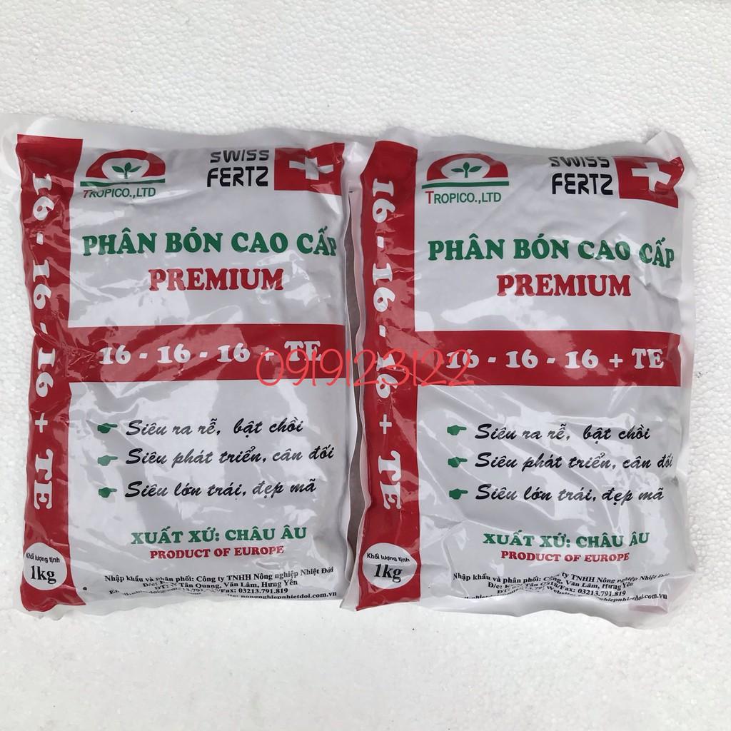 Phân bón Premium 16 -16 -16 túi 1kg