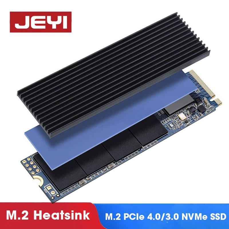 JEYI M.2 SSD NVMe Tản Nhiệt M2 2280 Đĩa Cứng Nhôm Tản Nhiệt Gioăng Nhiệt Miếng Lót Silicone PS5 Máy Tính Để Bàn