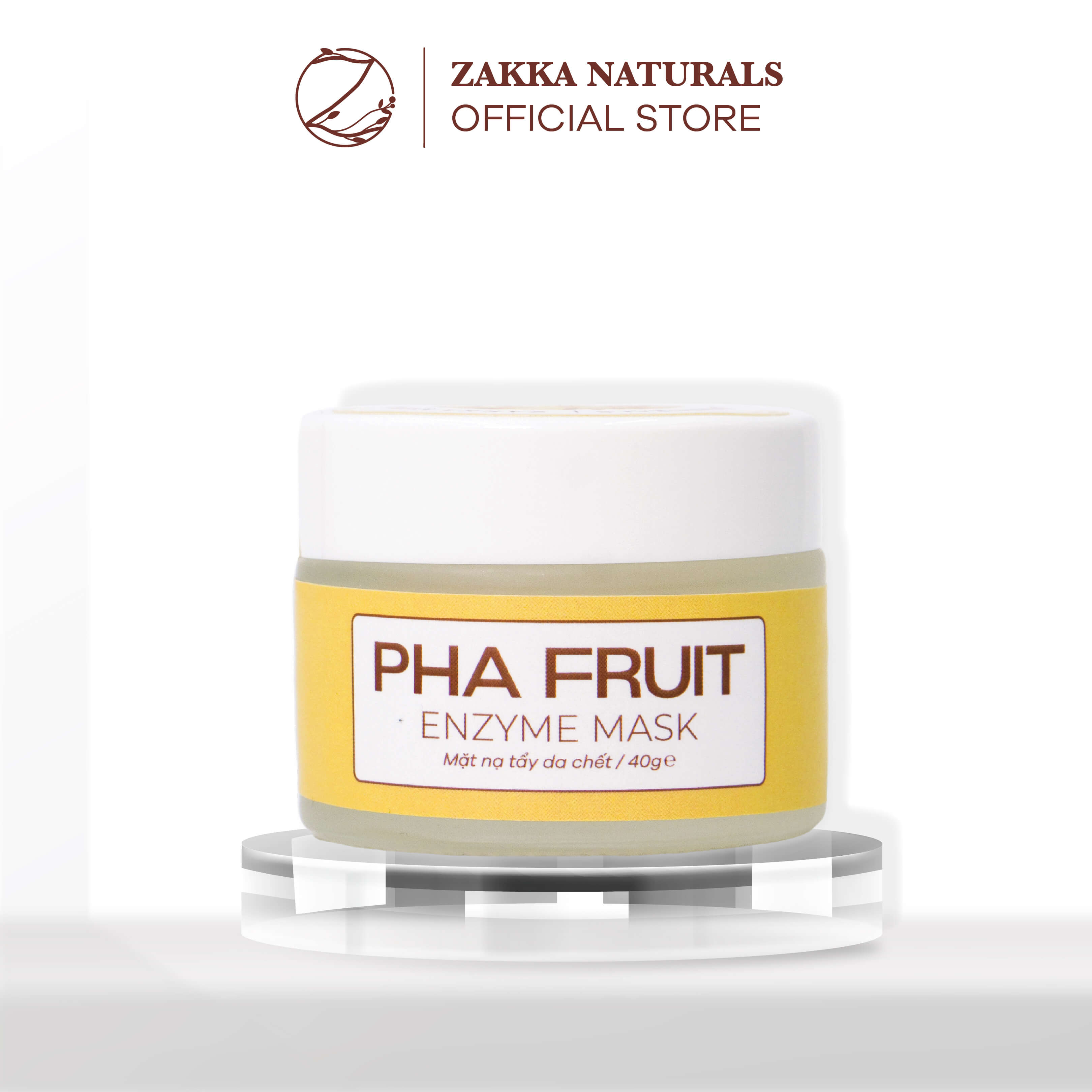 Mặt Nạ Enzyme Trái Cây Làm Sạch, Tẩy Tế Bào Chết Cho Da - PHA Fruit Enzyme Mask 40g Zakka Naturals