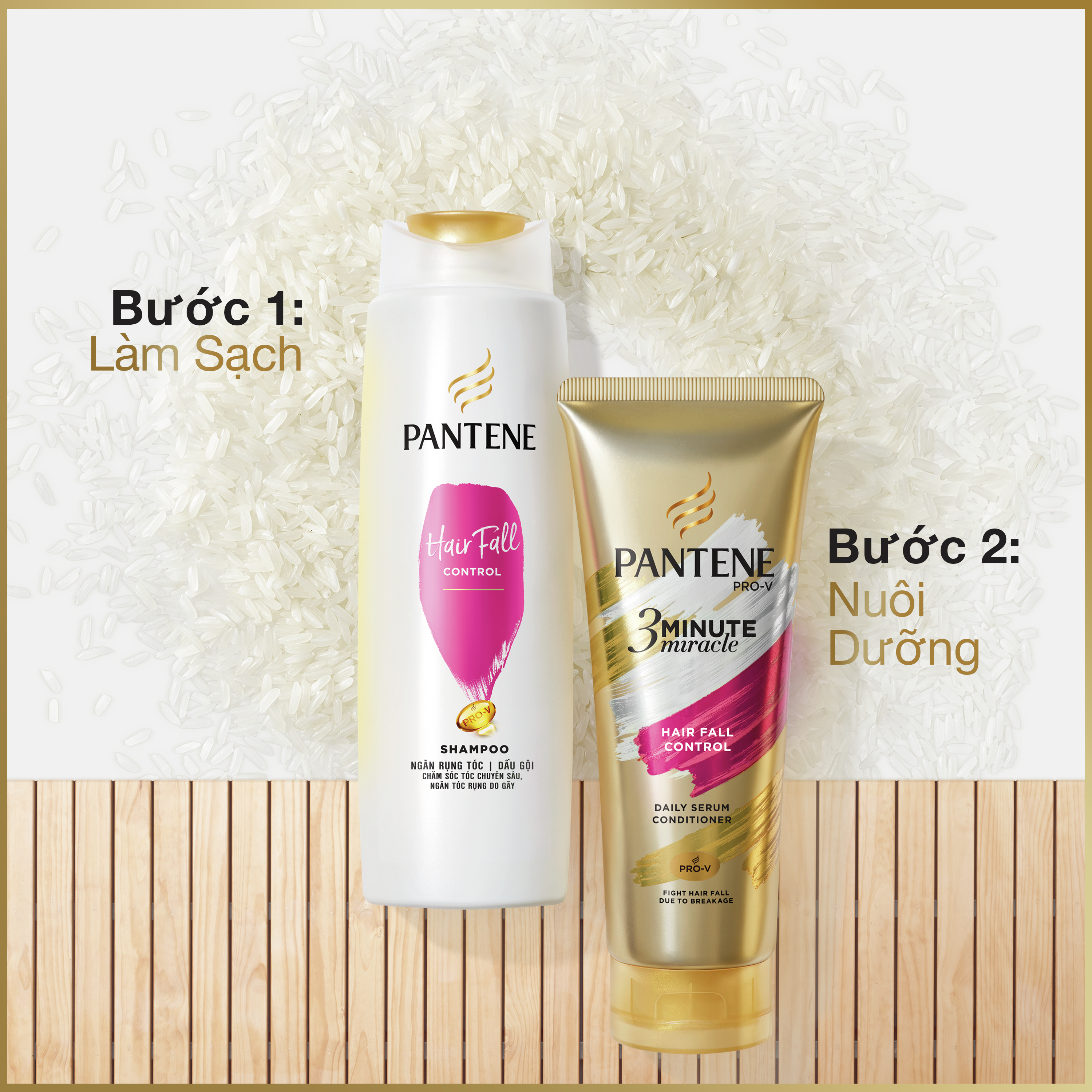 Bộ đôi Pantene Suôn Mượt Óng Ả Dầu gội 300ml + Kem xả 3 phút diệu kỳ 150ml