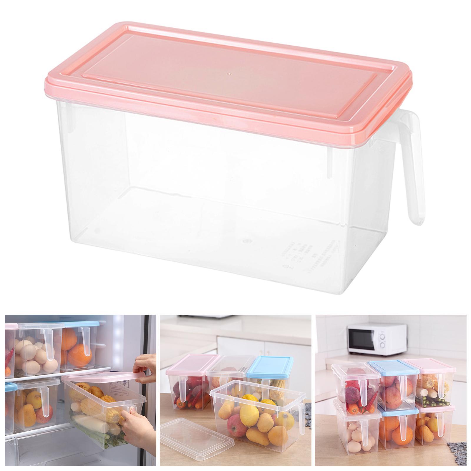 Fresh Keeping Box Leakproof Fridge Organizer Box for Cabinets Drawer Shelves