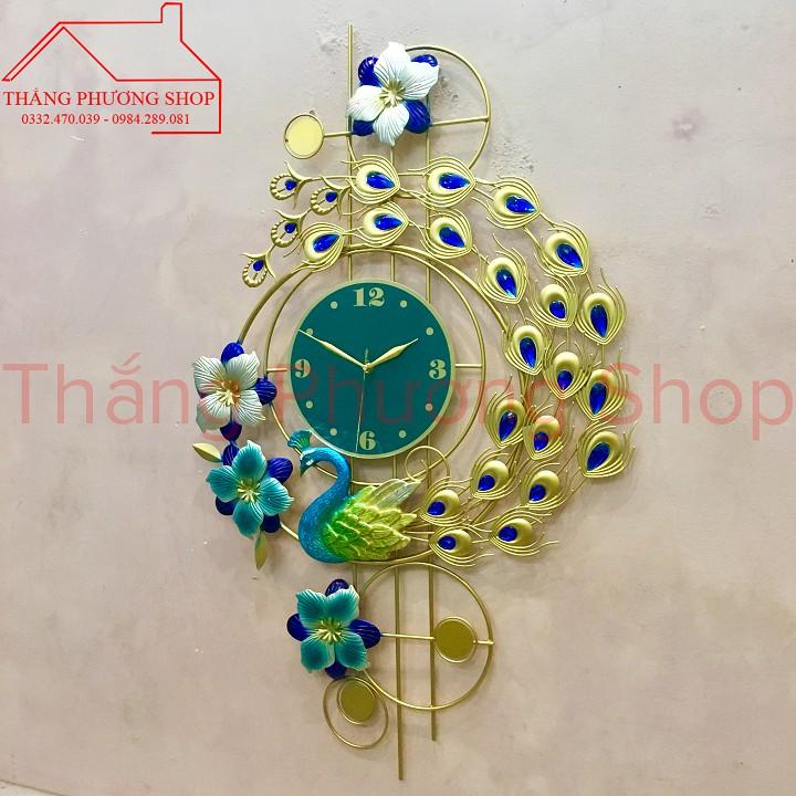 Đồng Hồ Treo Tường, Đồng Hồ Trang Trí  Bản Nhạc Khổng Tước TP-045