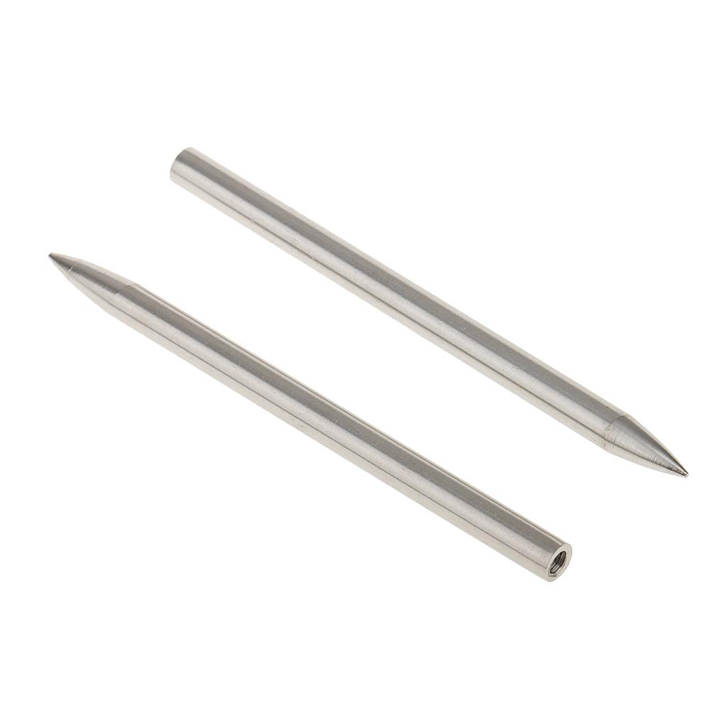 4 Pieces Paracord Needle Lacing Stitching Needle for Bracelet Making Crafts Silver Black