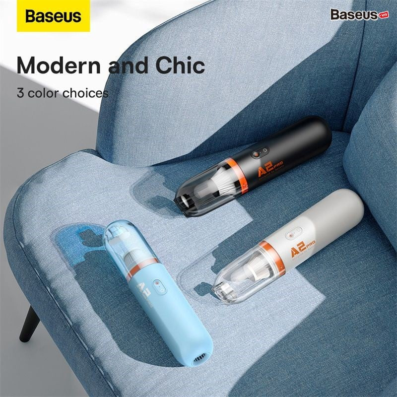 Máy Hút Bụi Pin Sạc Cầm Tay Baseus A2 Pro Car Vacuum Cleaner 80W 2000mAh - hàng chính hãng