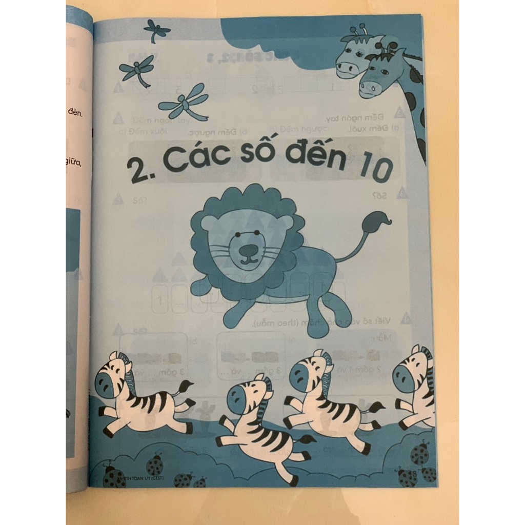 Sách - Combo Vở thực hành Toán 1 - tập 1 + 2 (Theo hướng phát triển năng lực Bộ Chân trời sáng tạo) (BT)