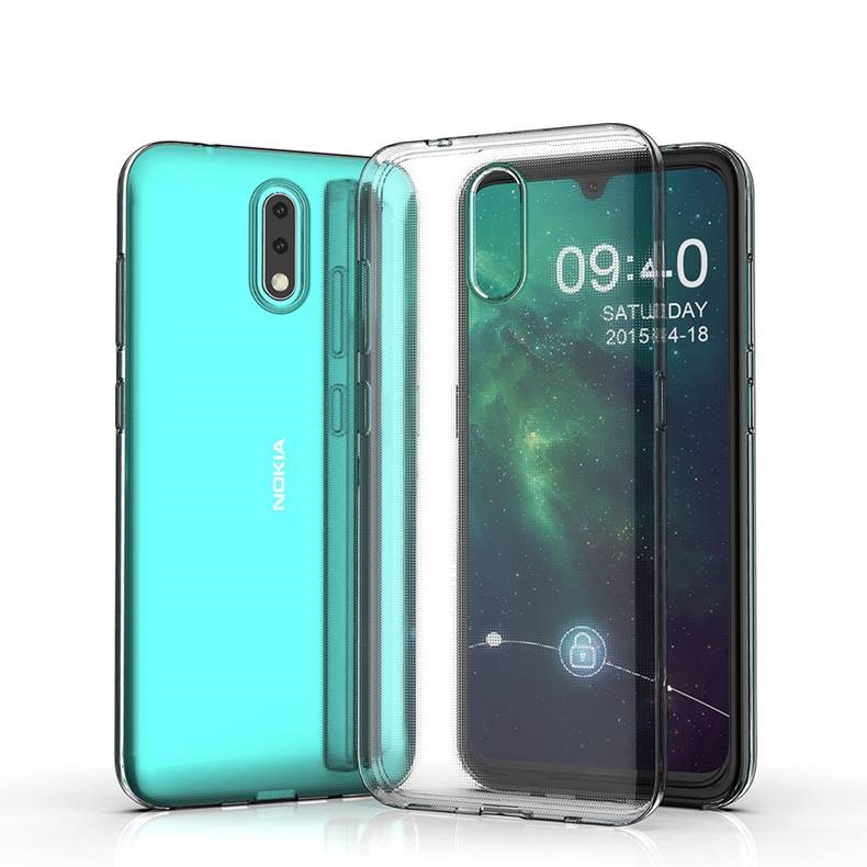 Ốp lưng dành cho Nokia 2.3 chất liệu silicon dẻo trong cao cấp