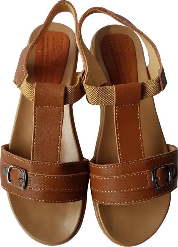 Giày Sandal Nữ BIGGBEN Da Bò Thật SDN42 - 35