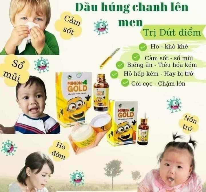 Dầu húng chanh Minion Gold 30ml