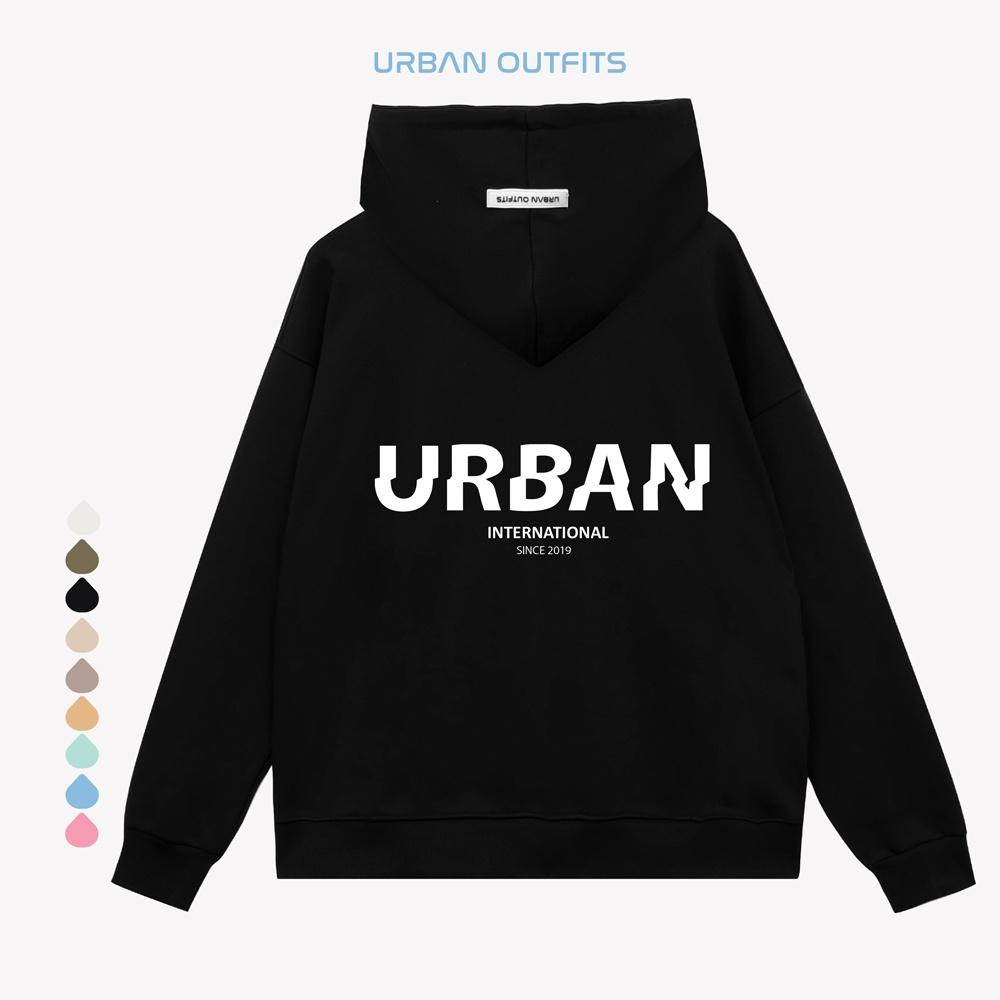 Áo Hoodie Form Rộng URBAN OUTFITS Kiểu In Hình HOO101 ver 2.0 Thun Cotton Frech Terry 350GSM Local Brand