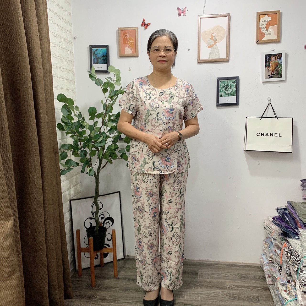 Hàng Mới VềBộ Lanh Trung Niên Tặng Bà-Mẹ Vải Việt Thắng