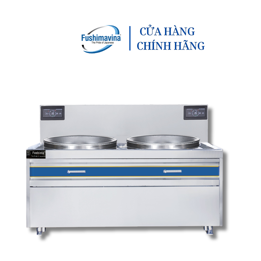 [CỬA HÀNG CHÍNH HÃNG] Bếp từ công nghiệp đôi 20KWx2 xào trực tiếp Fushimavina