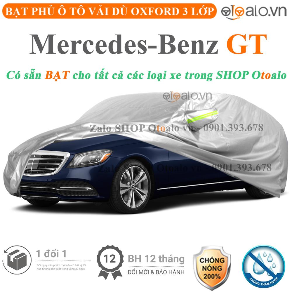 Bạt che phủ xe ô tô Mercedes Benz GT vải dù 3 lớp CAO CẤP BPXOT - OTOALO
