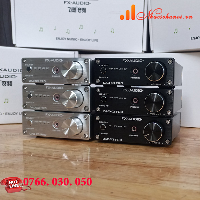 Giải Mã Giá Siêu Rẻ FX AUDIO X3-PRo Nghe Nhạc 24Bit - Hàng Chính Hãng