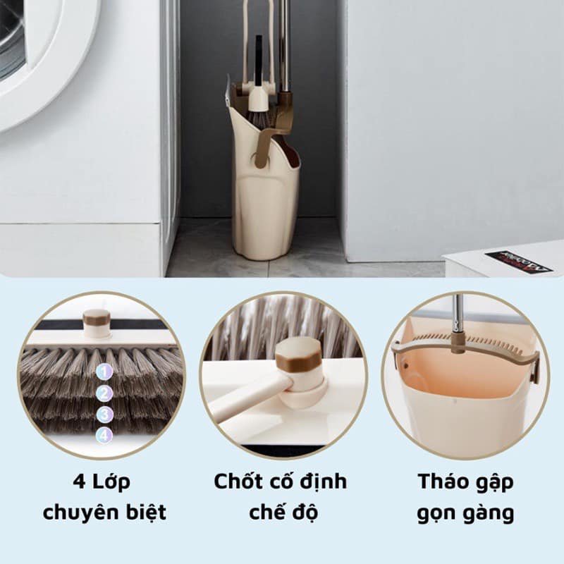 Bộ chổi và ky đa năng Inochi
