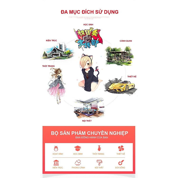 Bộ Bút 30 Màu Touch Chuyên Nghiệp - Hàng chính hãng