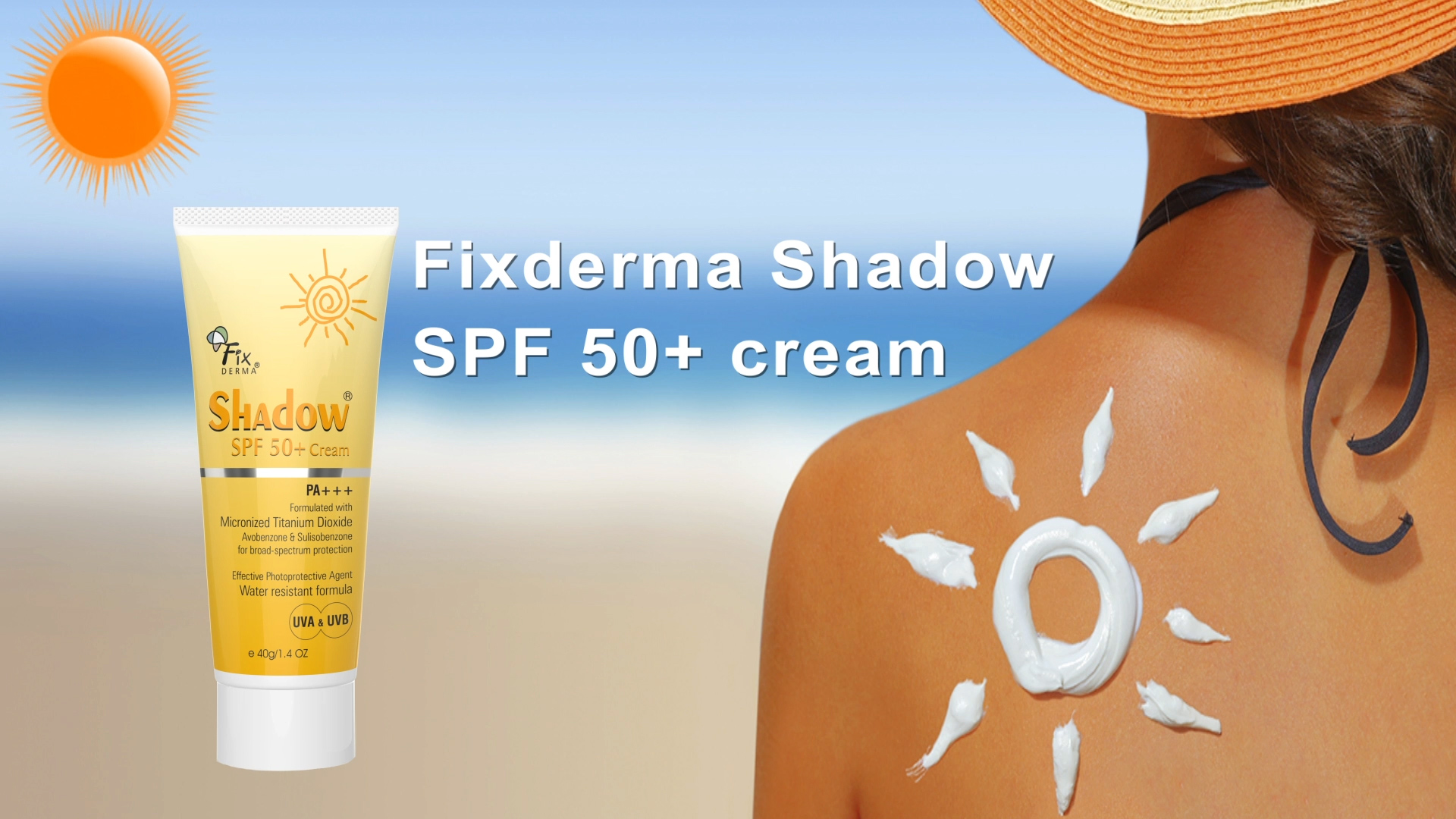 FIXDERMA KEM CHỐNG NẮNG SHADOW SPF 50+ CREAM (75g)