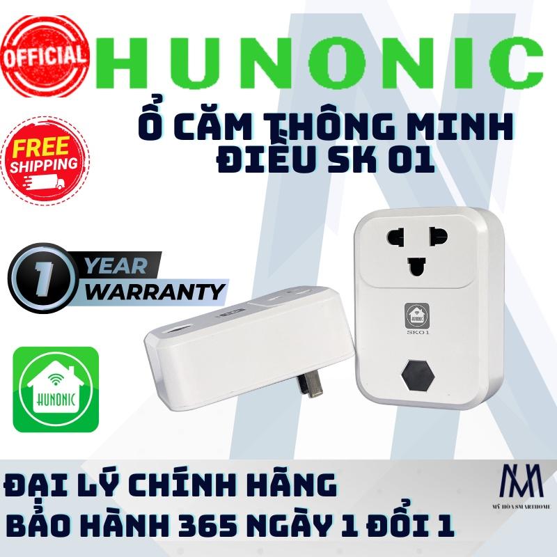 Ổ cắm thông minh Hunonic SK01. Điều khiển từ xa bằng điện thoại thông qua Wifi| Hẹn giờ tự động -2022