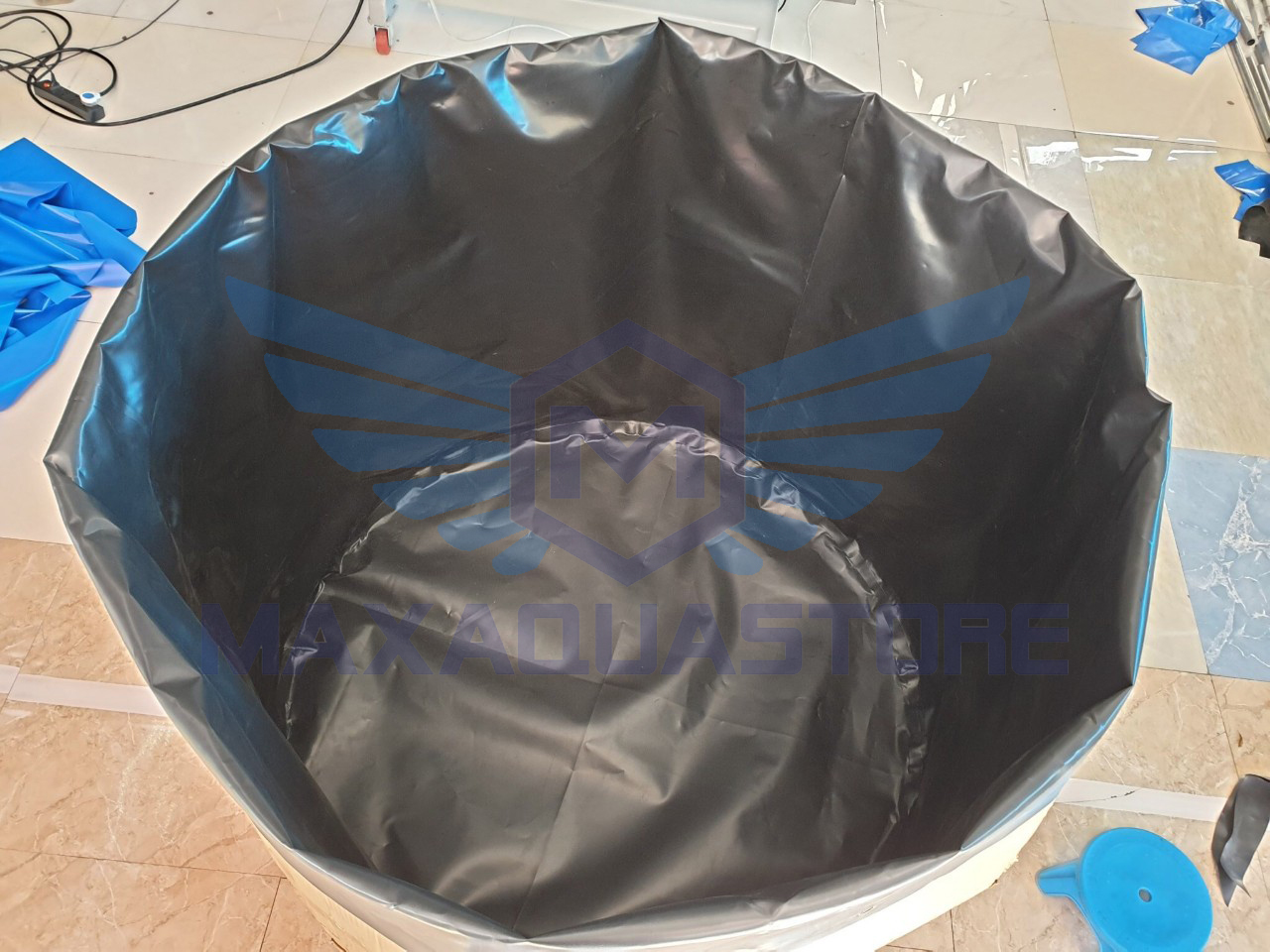 HỒ TRÒN HDPE NUÔI THUỶ SẢN ***GIA CÔNG SIZE THEO YÊU CẦU***