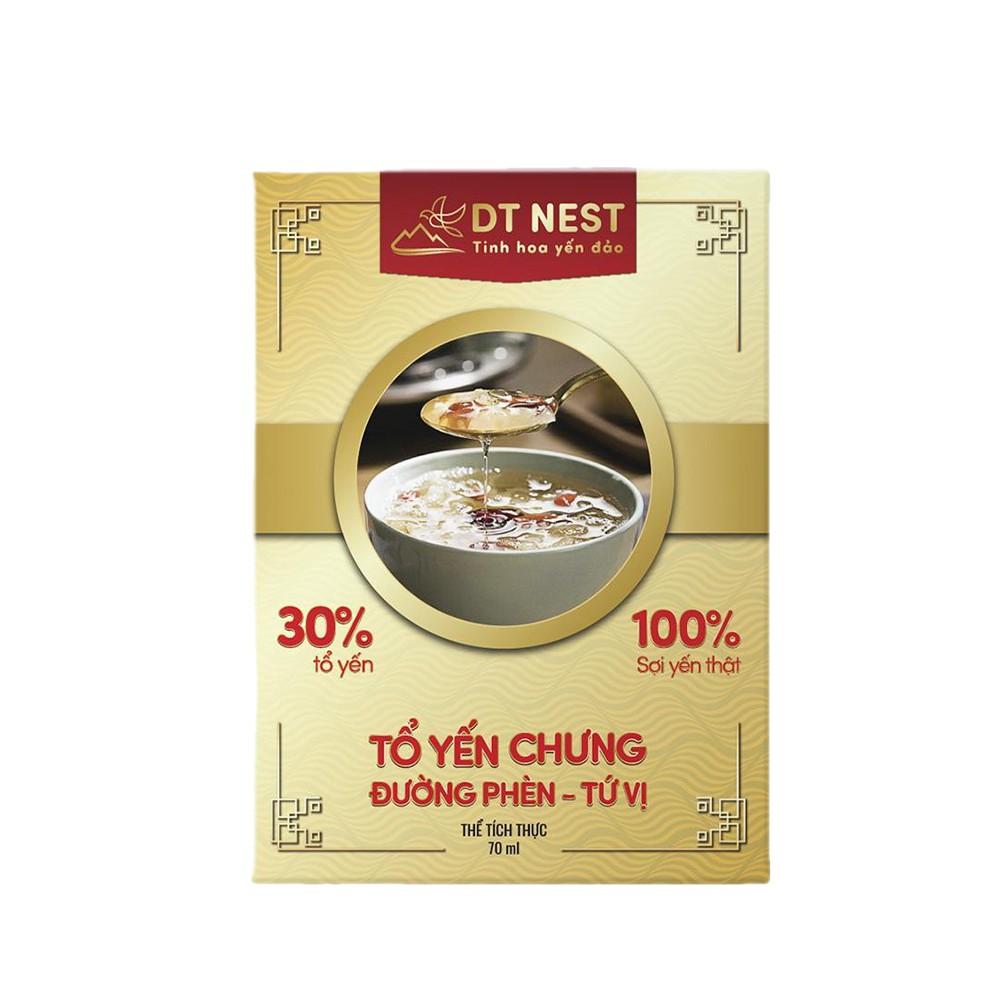 Tổ Yến chưng đường phèn Tứ Vị 30% (Hũ 70ml)