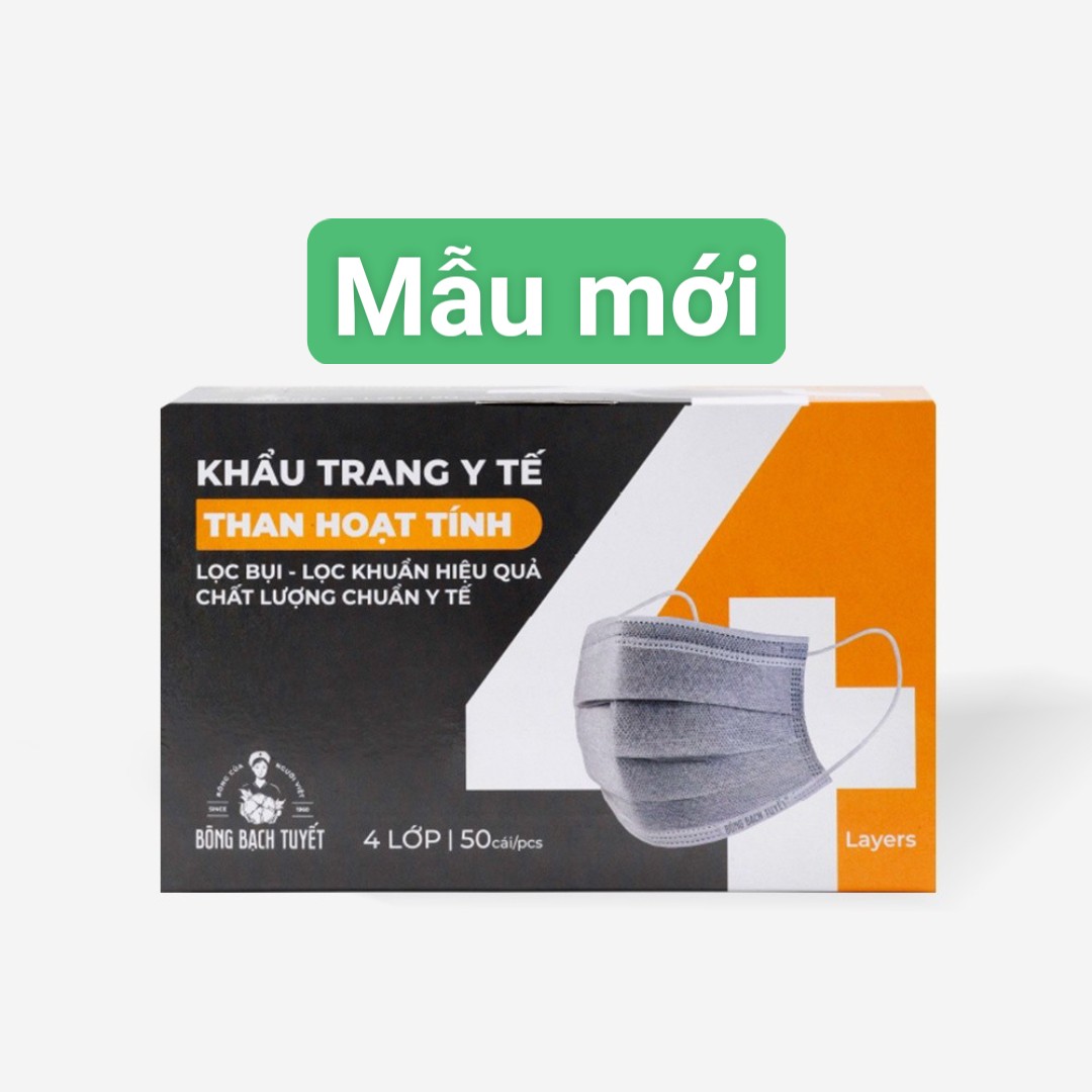Khẩu Trang Y Tế Meriday Bông Bạch Tuyết TP-KT04 (50 Cái)
