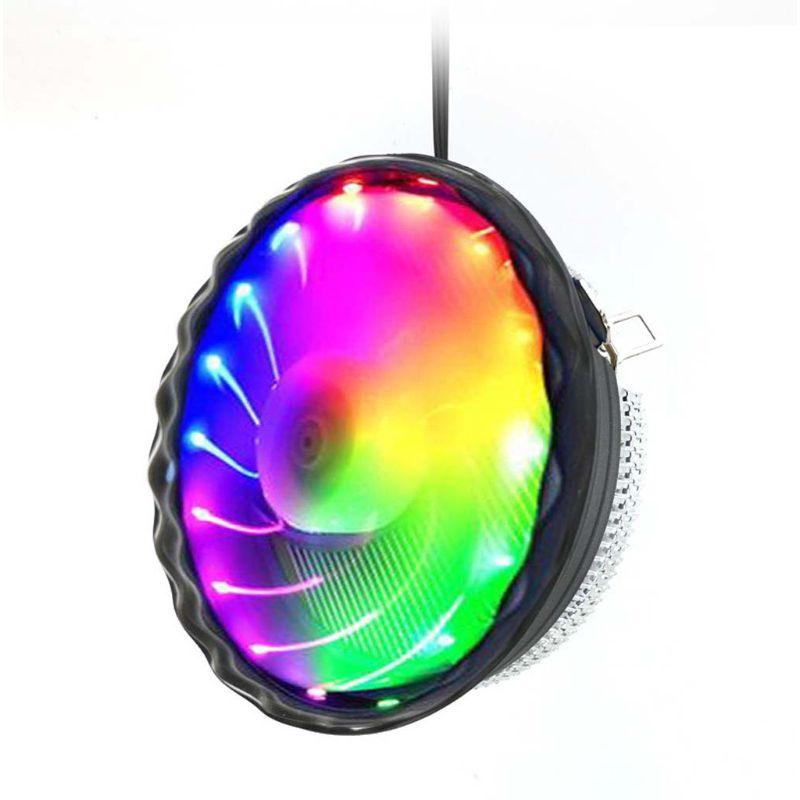 Quạt Tản Nhiệt Cpu Có Đèn Rgb Phát Sáng Tiếng Ồn Thấp Cho Máy Tính
