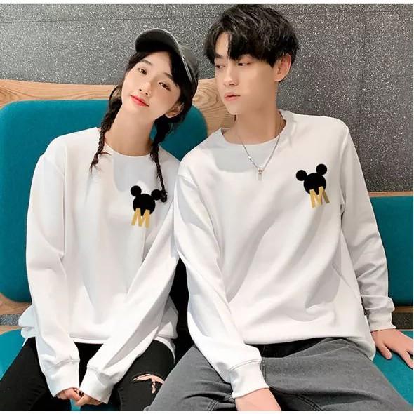 Áo đôi thu đông chữ M, siêu đẹp