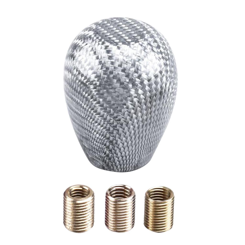 Unversal Car Manual Round Gear Shift Knob Ball Head Stick Shifter Black