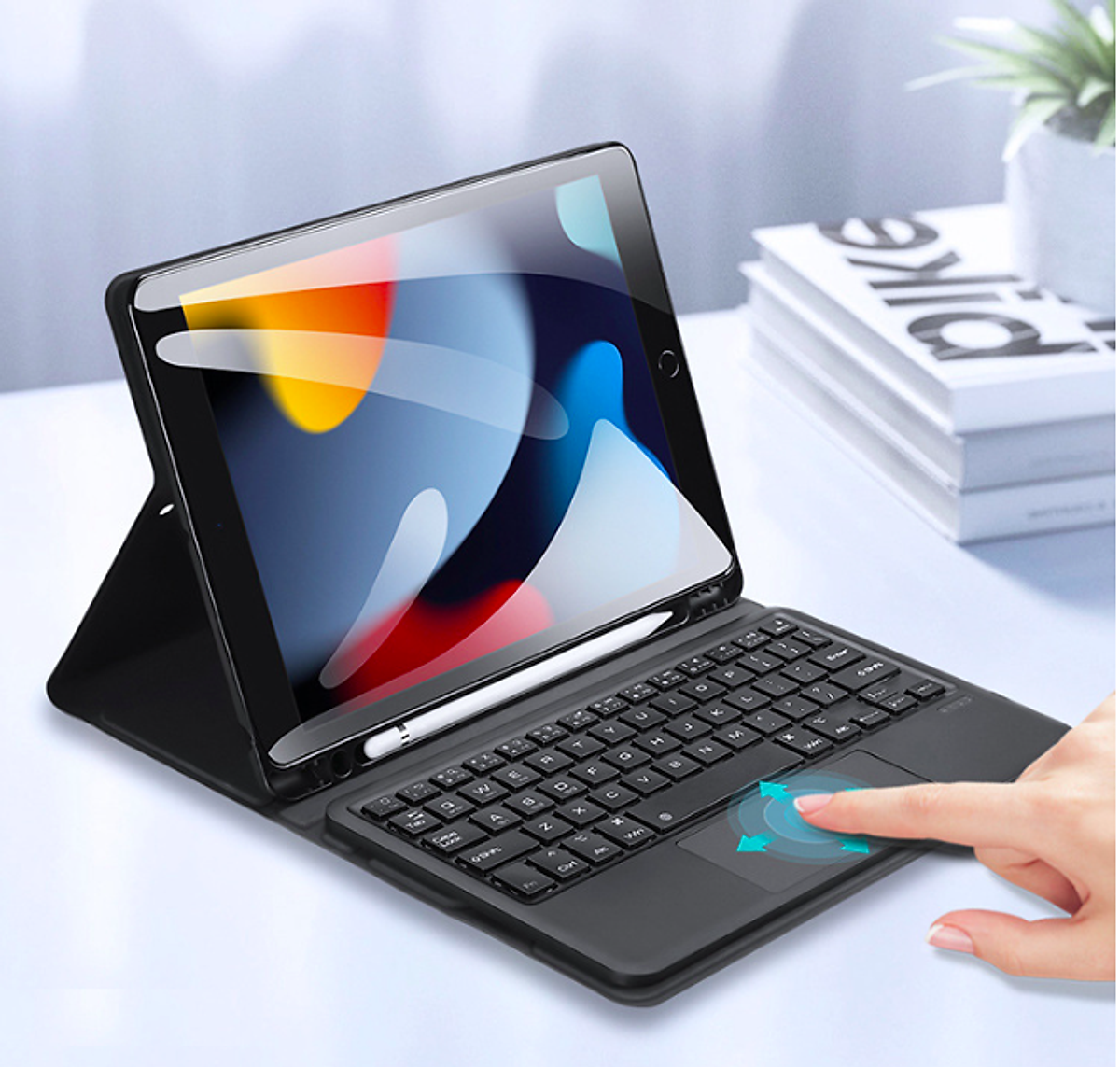 Bao da bàn phím Dux Ducis có TrackPad dành cho iPad 10.2 , iPad Air3 10.5 , iPad Pro 10.5  - Hàng nhập khẩu