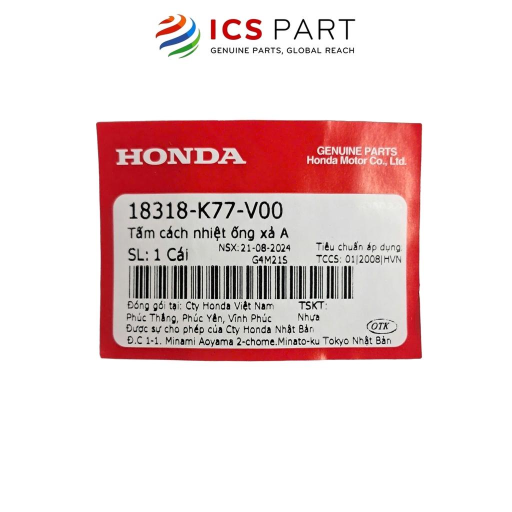 Ốp Pô (Chắn Nhiệt Ống Xả) HONDA Sh 125 / Sh 150 Trong Đen (18318K77V00)