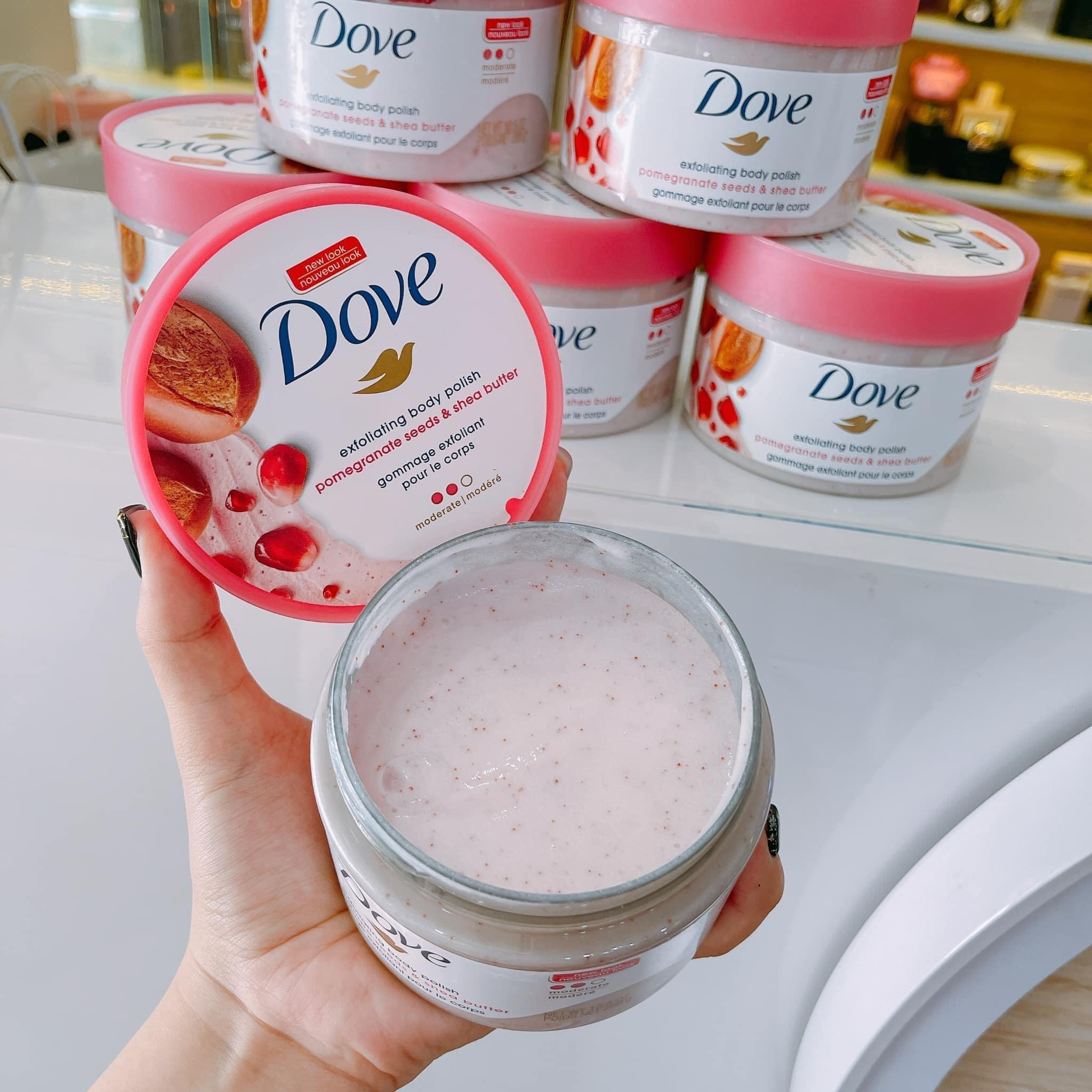 Tẩy Da Chết Toàn Thân DOVE Exfoliating Body Polish 298g(Bản Mĩ)