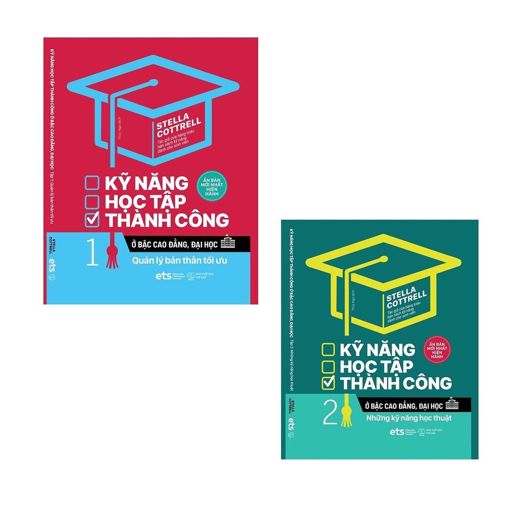 2 cuốn Kỹ Năng Học Tập Thành Công Ở Bậc Cao Đẳng, Đại Học - Bản Quyền
