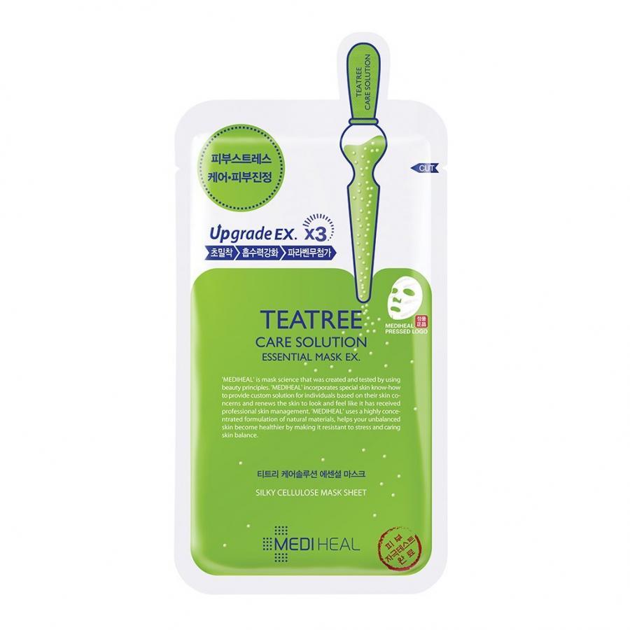 Combo 5 Mặt nạ dưỡng da chiết xuất tràm trà Mediheal Teatree Solution Essential Mask Ex