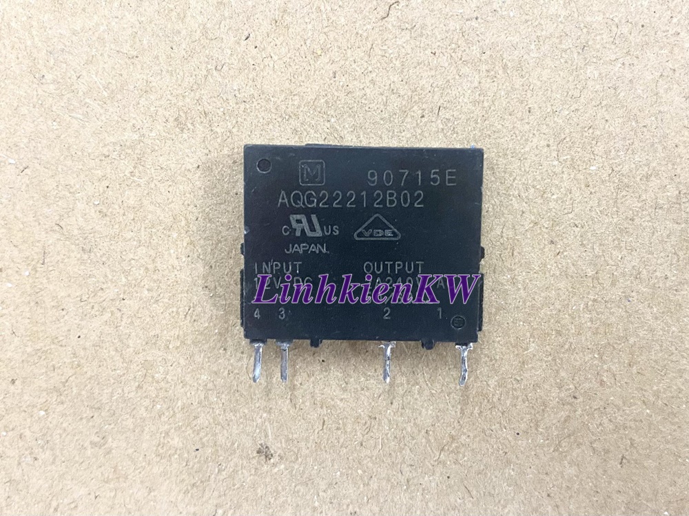 Phototriac AQG22212 2A 400VAC 12VDC điều khiển quạt bóc máy. .