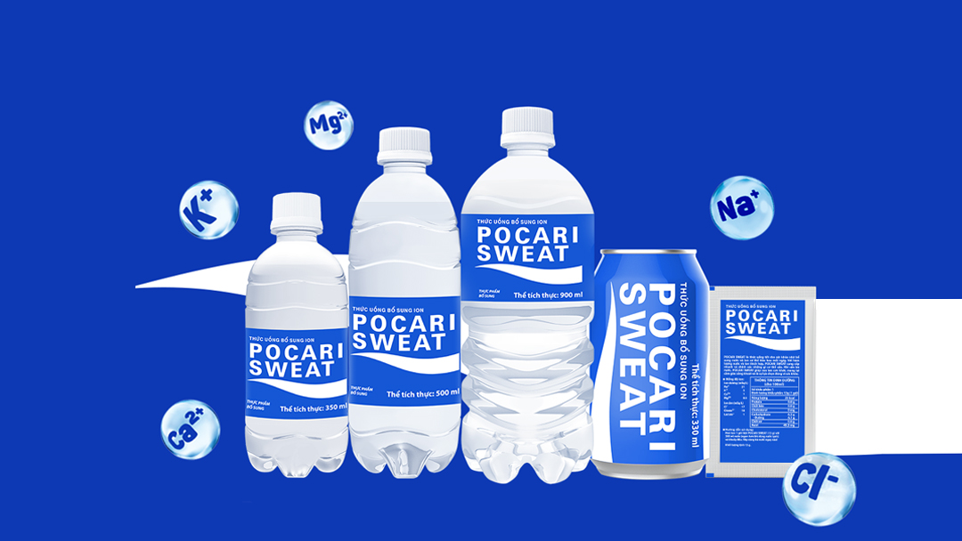 Thức uống bổ sung ion Pocari sweat lốc 6 chai 500ml