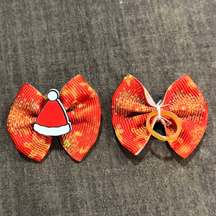 NƠ KẸP TÓC CÀI TÓC BUỘC TÓC GIÁNG SINH NOEL DỄ THƯƠNG MÃ 19 XINH XẮN CHO THÚ CƯNG CHÓ MÈO