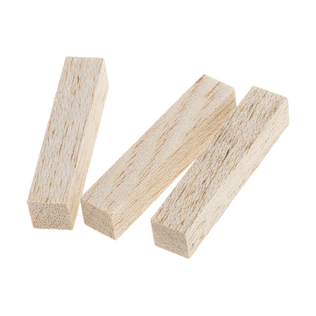 2xPine Wood Stick Unfinished Woodcraft Square Stick Dowel Rod 50mm 20 Pieces